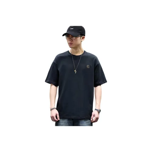 BUYDAUL T Shirts Men Burgundy