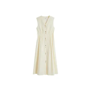Inman Sleeveless Dress Women's Pear Blossom Beige