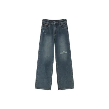 PEACEBIRD Jeans Women's Gray Blue