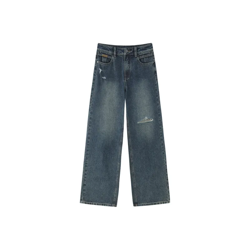 PEACEBIRD Jeans Women's Gray Blue-0