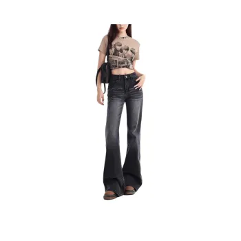 YINLEI SS24 Jeans Women's Black