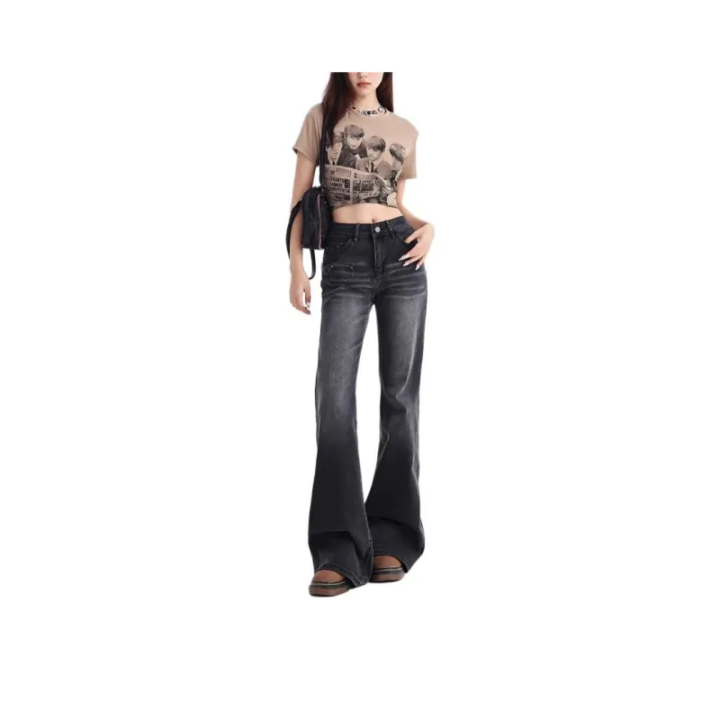 YINLEI SS24 Jeans Women's Black-0