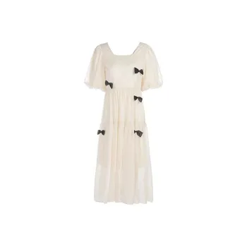 JOSR Short Sleeved Dresses Women's White