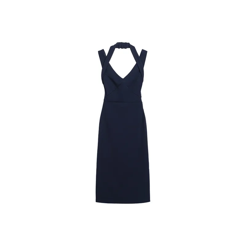 IDLE SOUL Slip Dresses Women's Blue-0