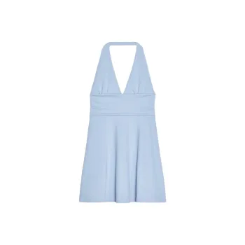 ZARA Sleeveless Dress Women's Light Blue