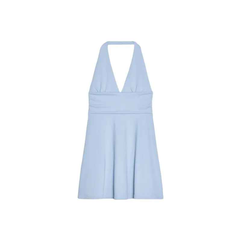 ZARA Sleeveless Dress Women's Light Blue-0