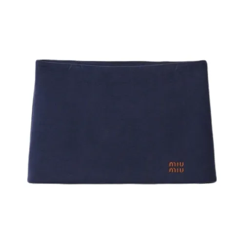 MIU MIU Casual Short Skirts Women's Blue