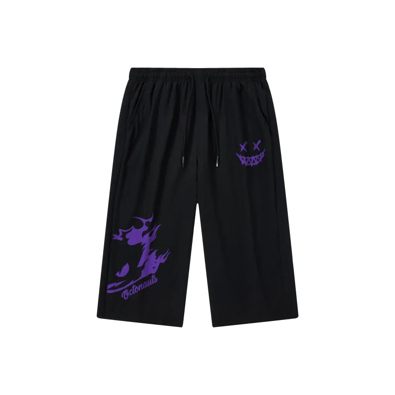 Small Columns Under The Sea Shorts Unisex-7