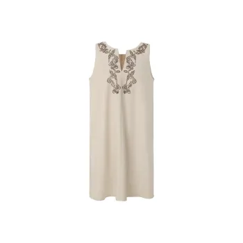PLANE DRIFT Sleeveless Dress Women's Almond Tea