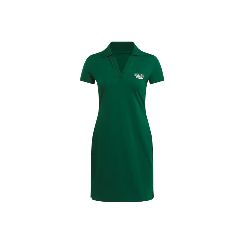 Reebok Classics Archive Essentials Short-Sleeved Dresses Women's Dark Green-0