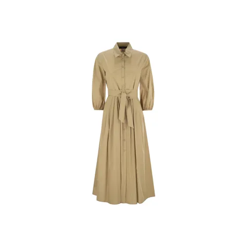 WEEKEND MaxMara Long Sleeved Dress Women's Sand