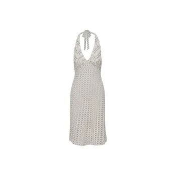 ARITZIA FW24 Wilfred Aurelie Dress Slip Dresses Women's Light Birch Black/Aspen Black Print