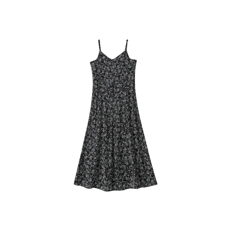 Korean Style Slip Dress Women's Multicolor-0