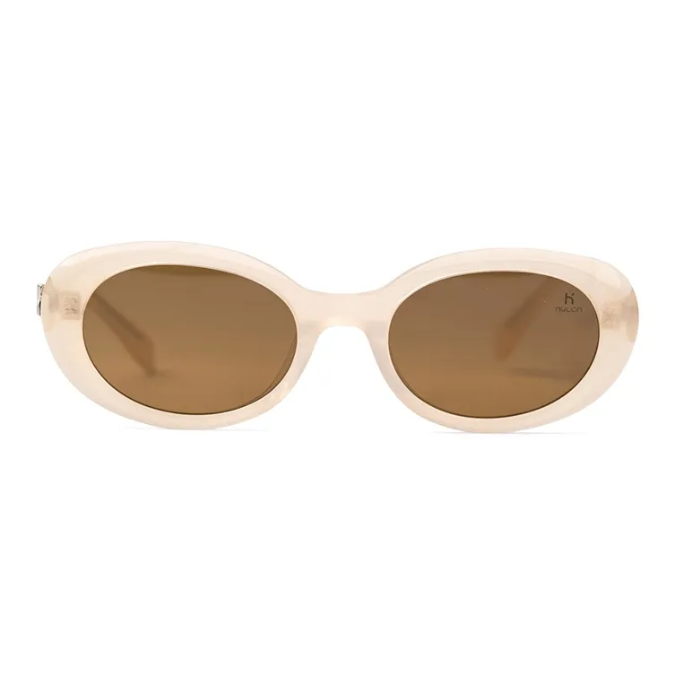 HELEN KELLER Plate Frame Cat Eye Sunglasses Unisex-9
