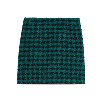 Sandro Casual Short Skirts Women's Green Black
