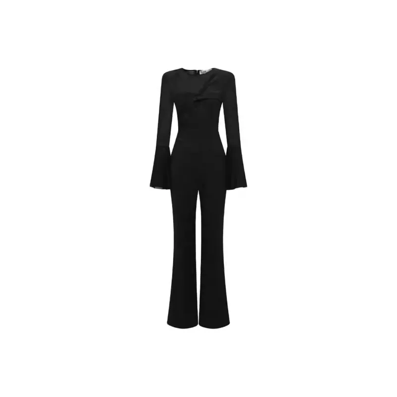 Diane Von Furstenberg SS24 Jumpsuit Women's Black-0