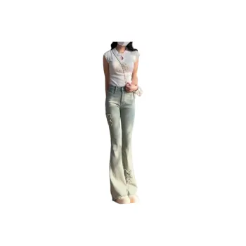 MEIQIER Jeans Women's Light Blue