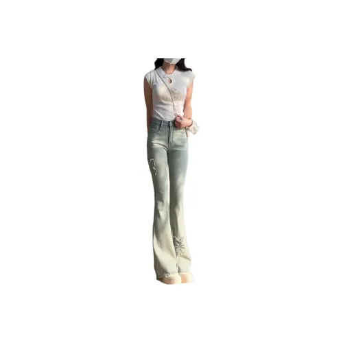 MEIQIER Jeans Women's Light Blue