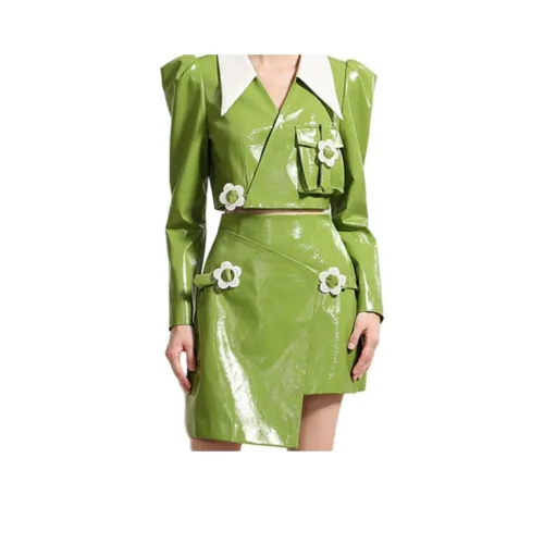 CHECOCRE Two Piece Skirt Sets Women's