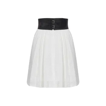Alaia Casual Short Skirts Women's White