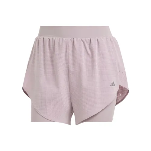 adidas black Designed For Training Heat.Rdy Hiit 2 In 1 Shorts Sports Shorts Women's Light Purple