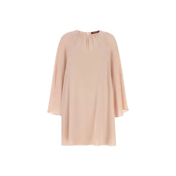 MaxMara Studio Madia Crewneck Long Sleeved Dress