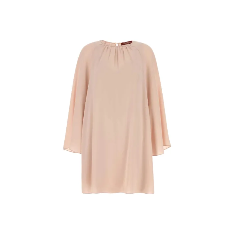 MaxMara Studio Madia Crewneck Long Sleeved Dress-0