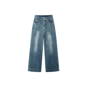 Yu Qianwen Jeans Women's Denim Blue