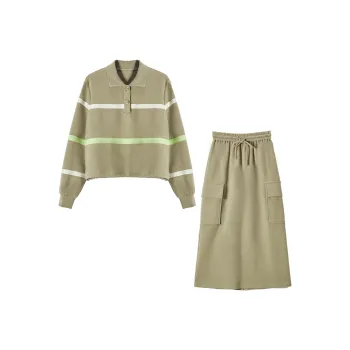 XIANGYING Casual Suit Women's Sage Green