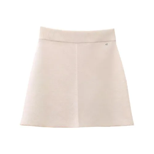 HERMES Casual Short Skirts Women's White