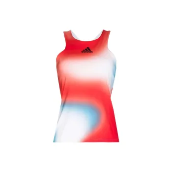 Adidas Free Shipping With AdiClub Melbourne Tennis Printed Match Tank Top