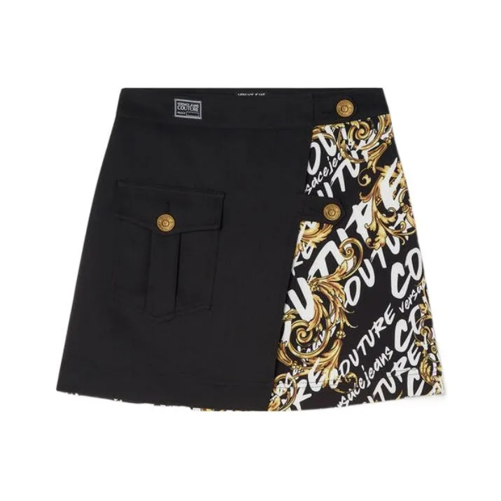 VERSACE JEANS COUTURE FW22 Skirt Women's Black-0