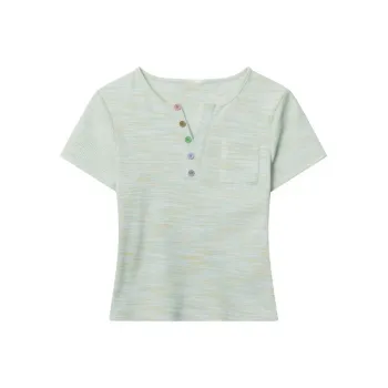 Manekniv Set in Sleeve T Shirt Women's