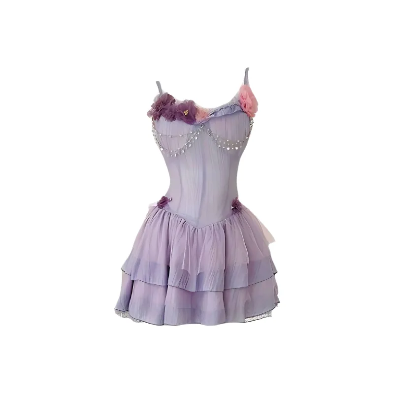 POPO.INFO Slip Dress Women's Romantic Purple-0