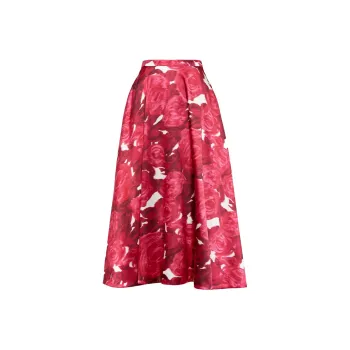 Valentino Casual Long Skirts Women's Red
