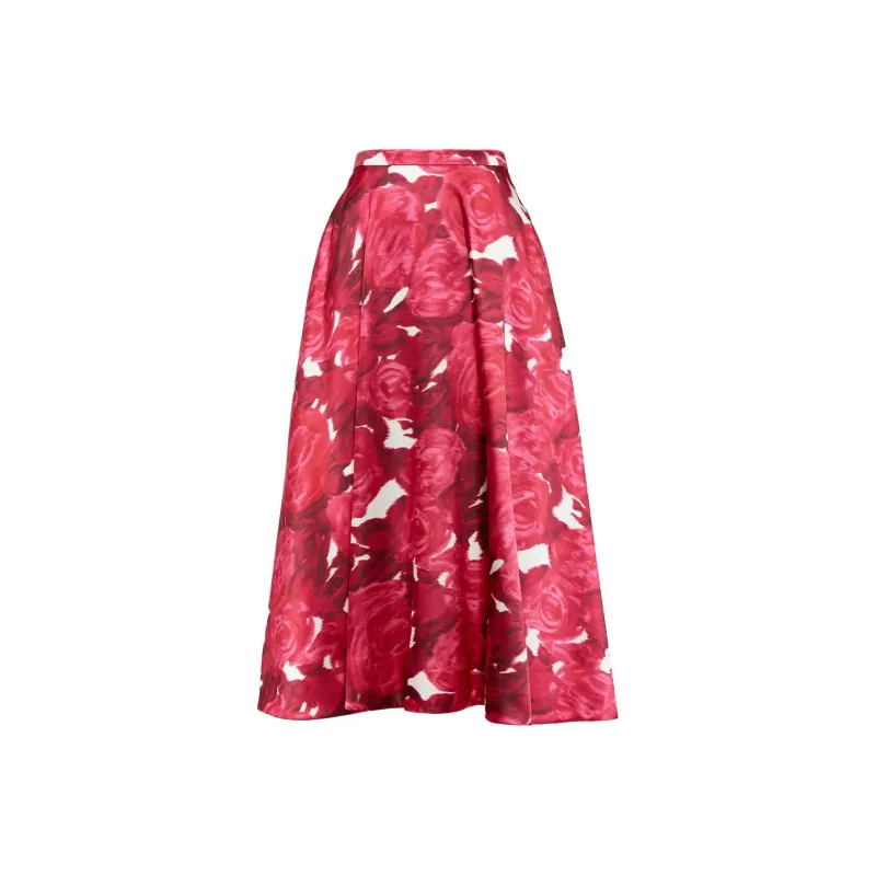 Valentino Casual Long Skirts Women's Red-0