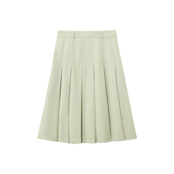 OVV Casual Long Skirts Women's Green Gray 16-0