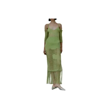Antonino Valenti Long Sleeved Dresses Women's Lime