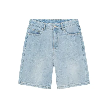 NO ONE ELSE Denim Shorts Unisex