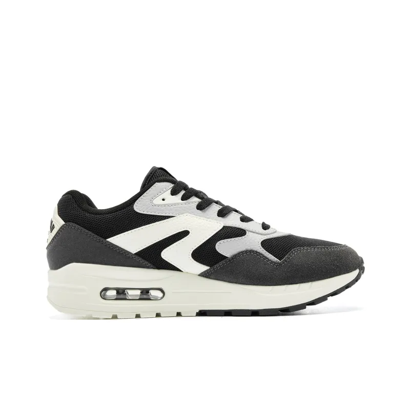 QIAODAN Slip Resistant And Abrasion Resistant Coverage Low Top Casual Shoes Men's Black Lightning Gray-2