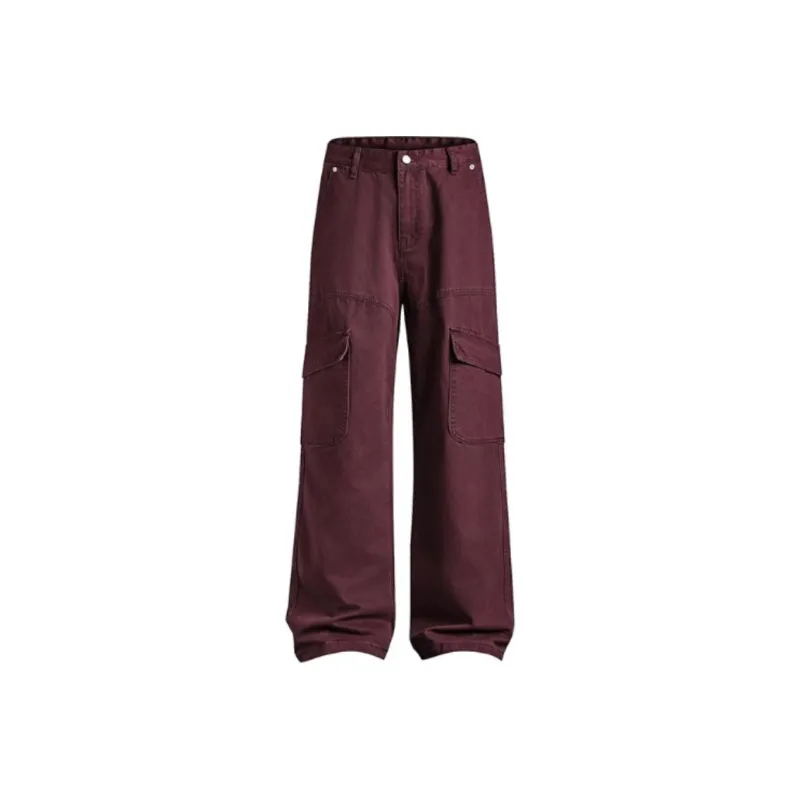 YINLEI Jeans Unisex Ancora Red-0