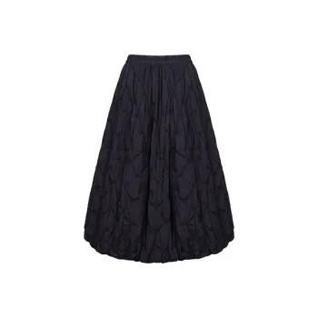 ROSESTUDIOBYGUOPEI Casual Long Skirts Women's Black