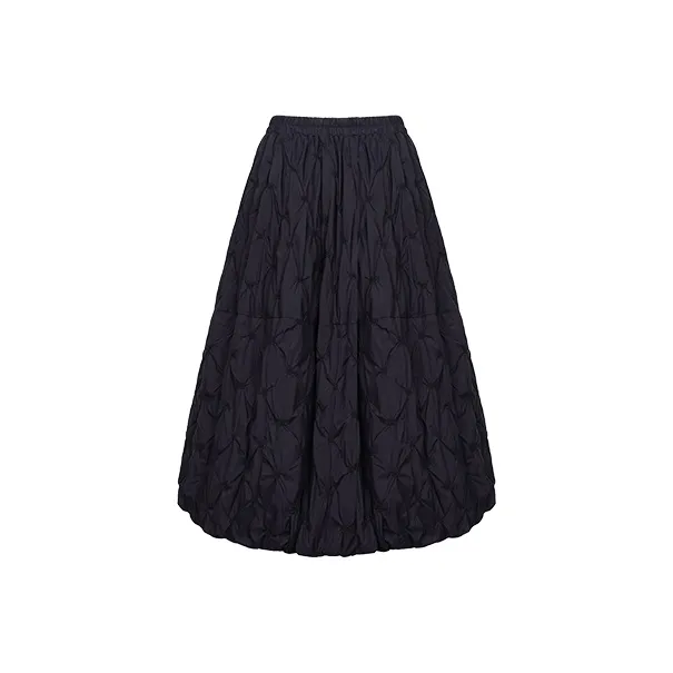 ROSESTUDIOBYGUOPEI Casual Long Skirts Women's Black-0