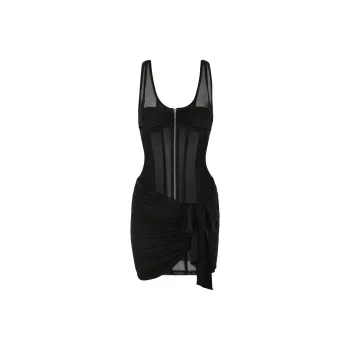 Tiger Mist CATERINA MINI DRESS Slip Dresses Women's Black