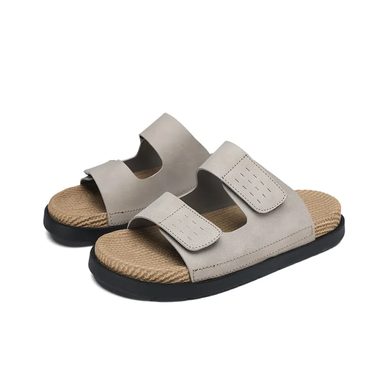Budding Bear Slip Resistant Odor Resistant Abrasion Resistant Slide Slippers Men's-1