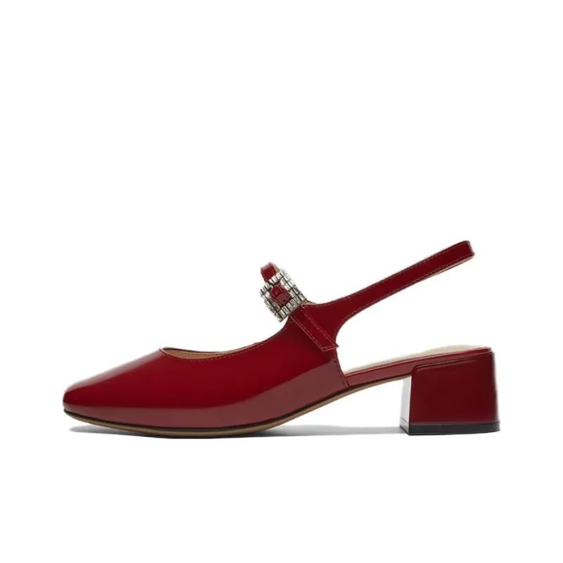 BATA Chunky Heel High Heels Women's-0
