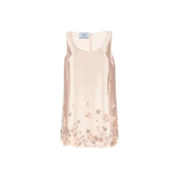 PRADA Embellished Sleeveless Mini Dress