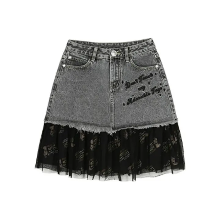 LALABOBO Denim Short Skirts Women's-3