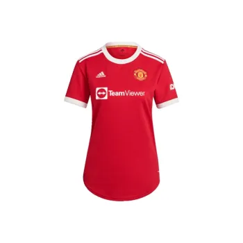 Adidas MANCHESTER UNITED THEATRE OF DREAMS Soccer Jersey Women's Red