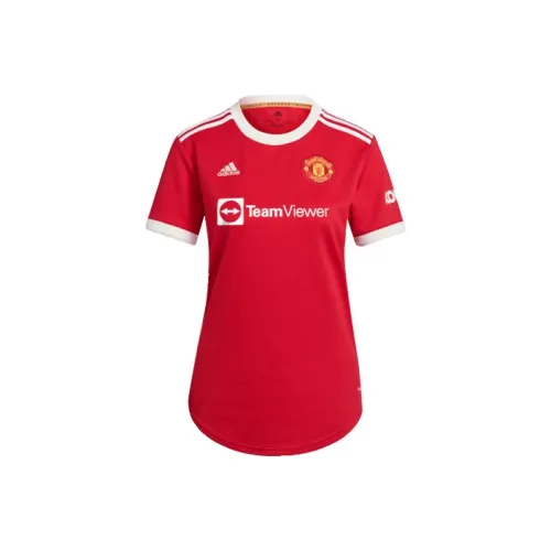 Adidas MANCHESTER UNITED THEATRE OF DREAMS Soccer Jersey Women's Red